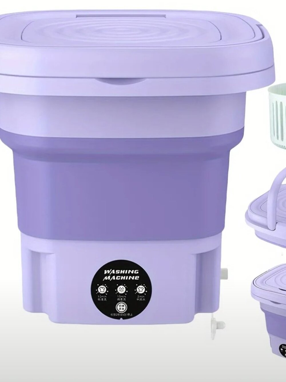 NEW Small Portable Washing Machine, Mini Washing Machine High Capacity, 3-mode